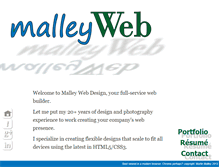Tablet Screenshot of malleyweb.com